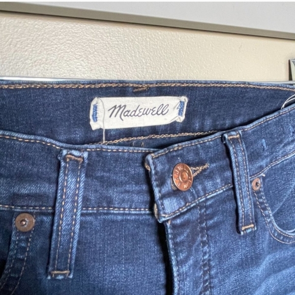 Madewell 10" High Rise Skinny dark wash - Picture 6 of 13